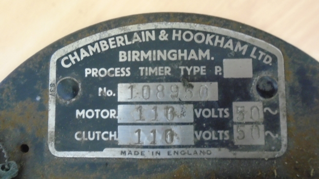 Westlake Plough Parts – Vintage Bygone Process Timer Type P Chamberlain And Hookham 