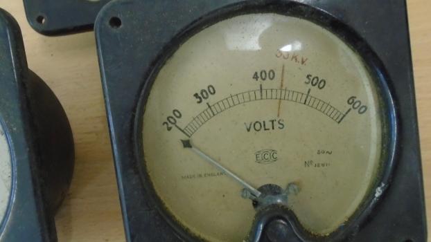 Westlake Plough Parts – Vintage Bygone 3 Amp And Volt Guages 95mm Square 