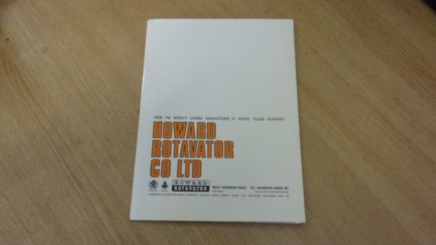 Westlake Plough Parts – Howard Rotavator Bolens Parts Price List June 1971 