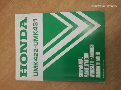 Westlake Plough Parts – Honda Shop Manual UMK422 UMK431 