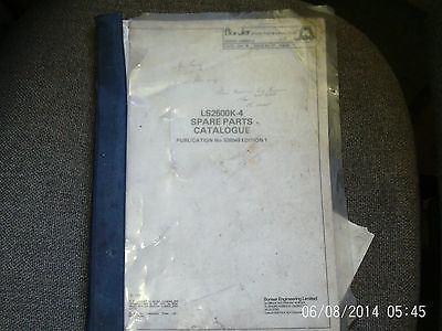 Westlake Plough Parts – BONSER LS2500K-4 SPARE PARTS CATALOGUE EDITION 1.
