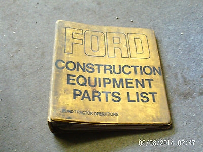 Westlake Plough Parts – Ford tractor CONTRUCTION EQUIPTMENT/LOADERS 730, 735, 740 PARTS LIST 1972 