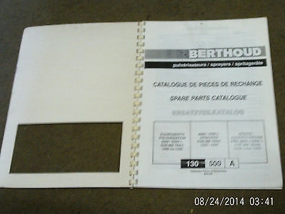 Westlake Plough Parts – BERTHOUD SPARE PARTS CATALOGUE 2000/2500L SPRAYERS FOR MB TRAC 1000/1500