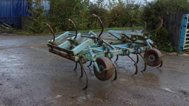 Westlake Plough Parts – Spring Tine Harrow Complete with depth wheels 