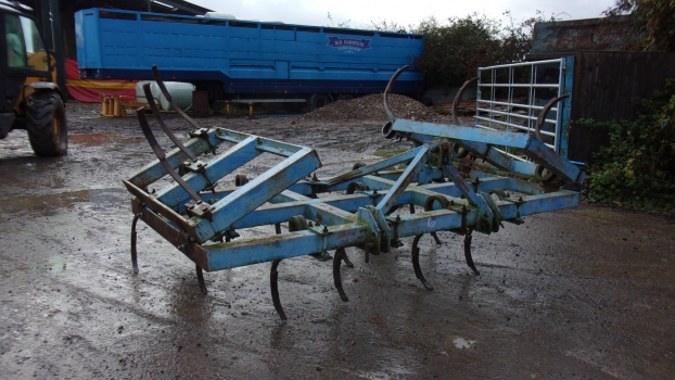 Westlake Plough Parts – Spring Tine Harrow Complete with depth wheels 