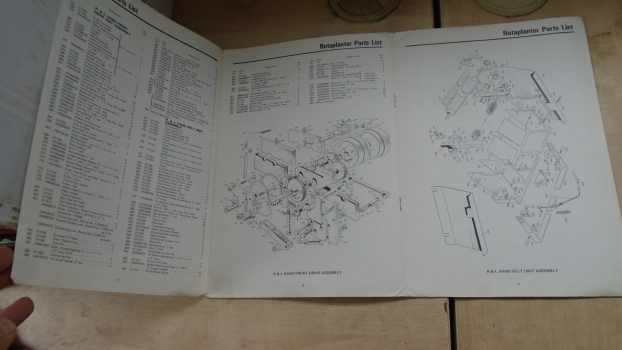 Westlake Plough Parts – Howard Rotavator Smallford Rotaplanter Mk 2 Parts List (y) 
