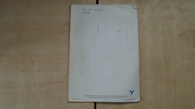 Westlake Plough Parts – Howard Rotavator Smallford Rotaplanter Mk 2 Parts List (y) 