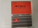 Massey Ferguson Parts Manual 20-12 Lawn Tractor  Massey Ferguson Parts Manual 20-12 Lawn Tractor       USED