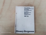 Massey Ferguson Parts Manual MF31  Massey Ferguson Parts Manual MF31       USED