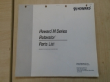 Howard Rotavator M Series Parts List For Serial Number 9461094 