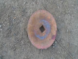 Pettit Disc Harrow End Cap 30mm Square Hole Concaved 
