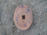 Pettit Disc Harrow End Cap 30mm Square Hole Convexed 