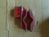 Howard Dowdeswell Rotavator Leg Bracket Red 820934 With Clamp  Howard Dowdeswell Rotavator Leg Bracket Red 820934 With Clamp       USED