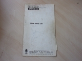 Howard Rotavator Haytimer Spare Parts List (a)  Howard Rotavator Haytimer Spare Parts List (a)       USED