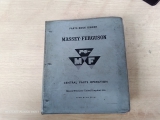 Massey Ferguson Parts Manual 122 130 Tractors  Massey Ferguson Parts Manual 122 130 Tractors       USED