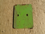 Howard Dowdeswell Rotavator Square 2 Hole Plate  Howard Dowdeswell Rotavator Square 2 Hole Plate       USED