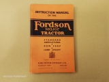 Fordson Major Tractor Instruction Manual Row Crop Land Utility  Fordson Major Tractor Instruction Manual Row Crop Land Utility       USED