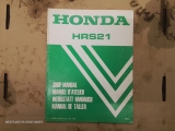 Honda Shop Manual HRS21  Honda Shop Manual HRS21       USED