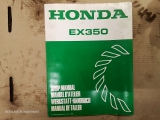 Honda Shop Manual EX350  Honda Shop Manual EX350       USED