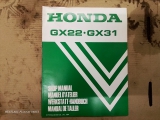 Honda Shop Manual GX22 . GX31  Honda Shop Manual GX22 . GX31       USED