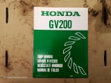 Honda Shop Manual GV200  Honda Shop Manual GV200       USED