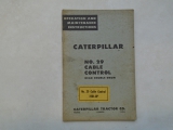 Caterpillar No.39 Cable Control Maintenance Instructions  Caterpillar No.39 Cable Control Maintenance Instructions       USED