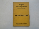 Caterpillar Model T4 Traxcavator Parts Catalog 
