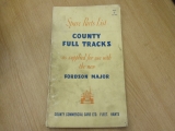 Fordson Major County Full Tracks Parts List 
