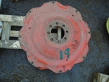 Tractor Wheel Centers Pair 152mm Hole 203mm Stud Circle (19)  Tractor Wheel Centers Pair 152mm Hole 203mm Stud Circle (19)       USED