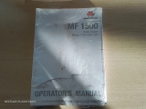 Massey Ferguson Operators Manual 1500 Series  Massey Ferguson Operators Manual 1500 Series       USED