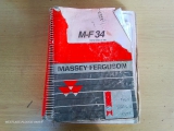 Massey Ferguson Parts Book 34  Massey Ferguson Parts Book 34       USED