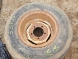Implement Wheels 0 5 Stud tatty tyre 10.5/85x15 