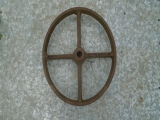 Bygone Implement Wheel 12 Inch Dia. Tappered Hole Crack In Spoke  Bygone Implement Wheel 12 Inch Dia. Tappered Hole Crack In Spoke       USED