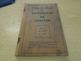 CATERPILLAR D8 TRACTOR MACHINE NO.1H2409 PARTS CATALOG (NO.89)  CATERPILLAR D8 TRACTOR MACHINE NO.1H2409 PARTS CATALOG (NO.89)      USED