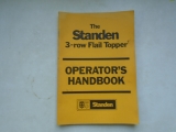 Standen 3 Row Flail Topper Operators Handbook 