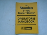 Standen 3 Row Topper/blower Operators Handbook 