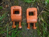 Howard Implement Tractor Rotavator Clamps Pair  Howard Implement Tractor Rotavator Clamps Pair       USED