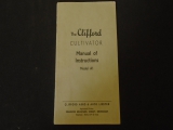Clifford Cultivator Model A1 Instructions Book  Clifford Cultivator Model A1 Instructions Book       USED