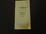 Clifford Cultivator Model A1 Manual & Instructions  Clifford Cultivator Model A1 Manual & Instructions       USED