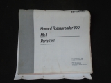 Howard Rotaspreader 100 Mk 2 Parts List 