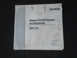 Howard Rotavator 300/350 Parts List 