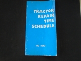 Ford Tractor 1110 1210 Repair Time Schedule 