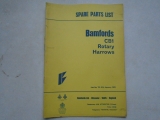 Bamford Cb1 Rotary Harrows Parts List 