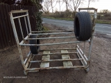 Universal Folding Tyre Rack Twin Level  Universal Folding Tyre Rack Twin Level       USED