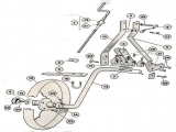 Ransomes Plough Depth Wheel Attachment Plough Parts 