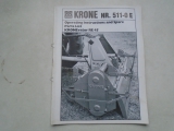 Krone Kronevator Re45 Instructions  Krone Kronevator Re45 Instructions       USED