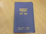 Wipac Book Service Manual Spare Parts List Blue  Wipac Book Service Manual Spare Parts List Blue       USED