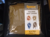 SPAREX SEAT COVER SET LAND ROVER DISCOVERY 3 FRONT BROWN  SPAREX SEAT COVER SET LAND ROVER DISCOVERY 3 FRONT BROWN       USED