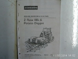 Ransomes 2 Row Mk.6 Potato Digger Operator Instructions & List of Parts 