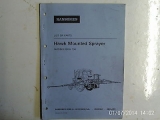 Ransomes Hawk Mounted Sprayer (Models 550 & 700) List of Parts 